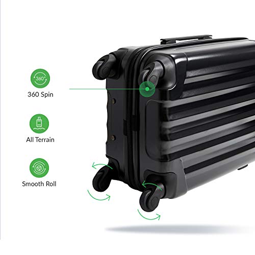 Genius Pack Hardside Luggage Spinner Going Away Luggage, Lightweight