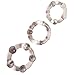 Penile Cock Ring Silicone Male Erection Enhancement Stay Hard Set of 3 Clear Ribbed Cockrings Discreet Packaging