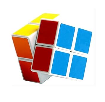 2x2x2 Magic Cube Puzzle Neon Colors High Speed Cube