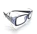 Auony Safety Glasses Side Shields,2 Pairs Slip On Clear Side Shields for Safety Glasses-Fits Small to Medium Eyeglasses (Clear - Fits Small to Medium)