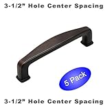 Cosmas® 4390ORB Oil Rubbed Bronze Modern Cabinet Hardware Handle Pull - 3-1/2