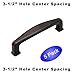 Cosmas® 4390ORB Oil Rubbed Bronze Modern Cabinet Hardware Handle Pull - 3-1/2