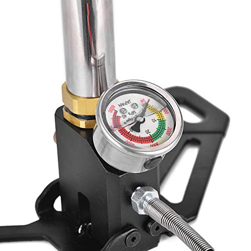 Vogvigo 3 Stage High Pressure Air Gun Rifle Filling Stirrup Pump 40MPA Hand Pump Built-in Oil and Water Separator 4500 psi (3 Stage) - Thumbnail 3