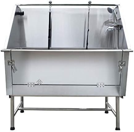 stainless steel dog grooming bath
