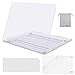 MOSISO MacBook Air 13 inch Case 2020 2019 2018 Release A1932 with Retina Display, Plastic Hard Shell & Keyboard Cover & Screen Protector & Storage Bag Compatible with MacBook Air 13, Crystal Clear primary