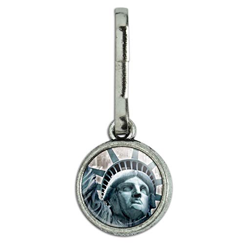 GRAPHICS & MORE Statue of Liberty New York City Antiqued Charm Clothes Purse Suitcase Backpack Zipper Pull Aid