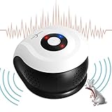 Ultrasonic Pest Repeller Home Mouse Repellent Control Indoor Upgraded 6 Kinds of Electronic Wave Unique Design 360 Degree Coverage Selectable Sound Mode for Much Effect on Driving Out Mice , Insects
