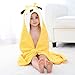 MICHLEY Animal Hooded Baby Bath Towel Toddler Premium Cotton Absorbent Washcloth for Girls Boys 0-6T, Giraffe