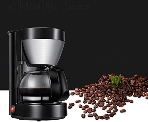 PXX Filterkaffeemaschine, Mit Kaffeemühle Anti-Drip-Design Abnehmbaren Filter Warm Halten 0,65 L Für 4 Tassen… – Bild 3