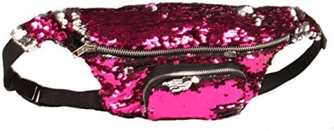 Waist Pack,Toponly Unisex Casual Double Color Sequins Waist Pack Outdoor Sports (fashion C)