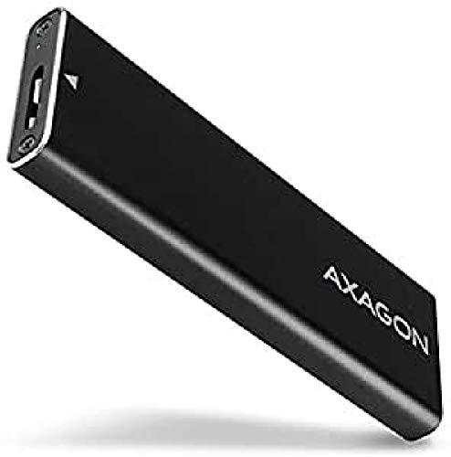 AXAGON EEM2-U3 USB3.0 - SATA M.2. Externe Box in Vollmetallausführung für M.2 SATA B-Key SSD-Festplatten mit einer Größe…