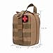 Honestptner Molle Pouch - Sturdy 600D Nylon Tactical Medical Pouch, Rip-Away EMT First Aid Bag