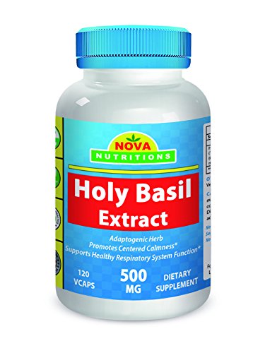 Nova Nutritions Holy Basil Extract 500 mg 120 Vcaps