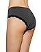 Women's Cotton Underwear Hipster Briefs Lace Trim Panties Breathable Panties size S, Wine Pack of 4