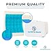 Posture Pro Health Memory Foam Orthopedic Knee Pillow with Cooling Gel & Adjustable Strap | Back, Hip, Knee Support Cushion for Side Sleepers & Pregnant Women | Bonus Cover | Best in Comfort & Design