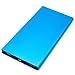 QueenAcc 15000mAh Slim Dual USB Ports Compact Portable Battery External Battery Portable Charger Power Bank for iPhone ,Samsung and Other USB Devices (blue)