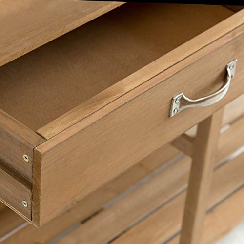 USA_BEST_SELLER Garden Wooden Planting Potting Bench Table with Shelves Outdoor Indoor Work Station Potting Table - Thumbnail 6
