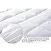Ubauba All-Season Down Comforter 100% Combed Cotton Hypoallergenic Quilted Feather Comforter with Corner Tabs. Lightweight Goose Down Duvet Insert or Stand-Alone Comforter - Queen/Full 90x90