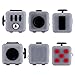 Ratoop Fidget Cube Relieves Stress and Anxiety Attention Toy for Work/Class/Home, Gray/Red