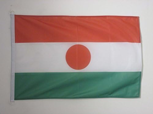 AZ FLAG, Niger Flag, 2x3 Ft, For Outdoor, Nigerian Banner Knitted Polyester with Two Plastic Rings, Fade Resistant