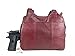 Concealed Carry Purse - Genuine Leather Locking CCW Gun Bag - Left and Right-hand Draw, Wine