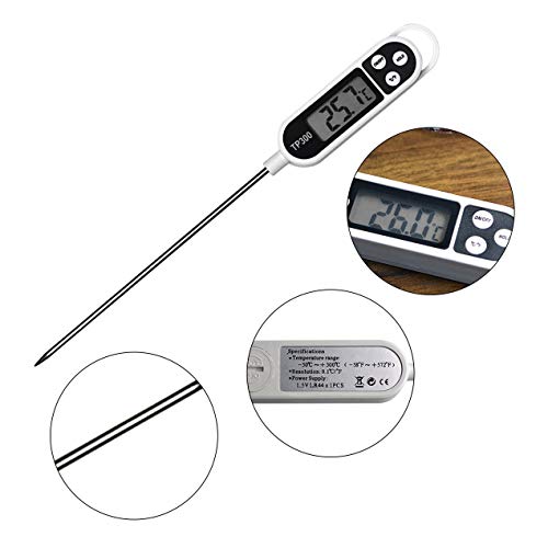 Household thermometer,Digital Food Thermometer TP300 Milk Meat Turkey Cooking Tool Pen-type Structure Food Probe For Kitchen Barbecue