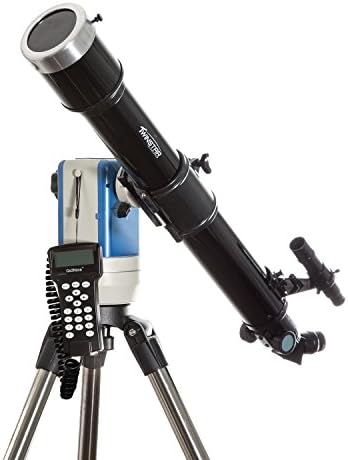Twinstar EclipseFINDER 70mm Computer Controlled Refractor Solar Eclipse Telescope, Black