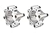 Kawasaki ATV KFX 400, 450R 4/110 Rear Wheel Spacers (adds 4 inches of width)