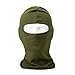 NewNow Candy Color Ultra Thin Ski Face Mask Great Under A Bike Warm Balaclava Hood (Army Green)