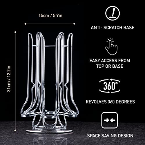 Peak Coffee Pod Holder for 30+ Nespresso Vertuo Vertuoline Pods Extra