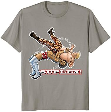 Mens Suplex! Pro Wrestling T-Shirt XL Slate