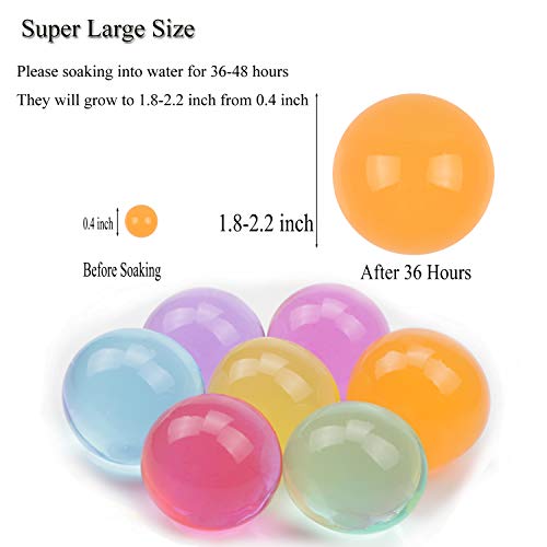Jangostor Large Water Gel Beads 11 Ounces (300pcs) Gaint Water Jelly Pearls Rainbow Mix for Kids Sen - //medicalbooks.filipinodoctors.org