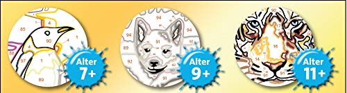 Ravensburger Malen nach Zahlen 28431 - Singing Cat - Für Erwachsene und Kinder ab 12 Jahren, Yellow – Bild 5