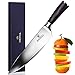 Professional Chef Knife, Soufull 8 inch Stainless Steel Kitchen Knife-Razor Sharp Durable Blade,Well Balanced Ergonomic Pakka Wood Handle,Multipurpose Top Chef's Knife with Gift Box