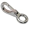 5-Pc-58-Marine-Stainless-Steel-316-Fixed-Eye-Boat-Snap-Hook-220-LB-Grade-316