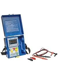 B & K precisión 308 Un megohmmeter aislamiento digital y continuidad Tester, 250 500 1000 Prueba voltajes, 2.000 Megohms Resistencia de aislamiento, 2.000 ohmios low resistance, 600 V Voltaje