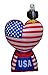 BZB Goods 5 Foot Tall Patriotic Independence Day Inflatable Love Heart with American Flag and Eagle Decoration