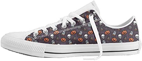 Cartoon Halloween Monster Summer Canvas Shoes For Men Women Low-Top Non-slip Casual Sneakers Shoes