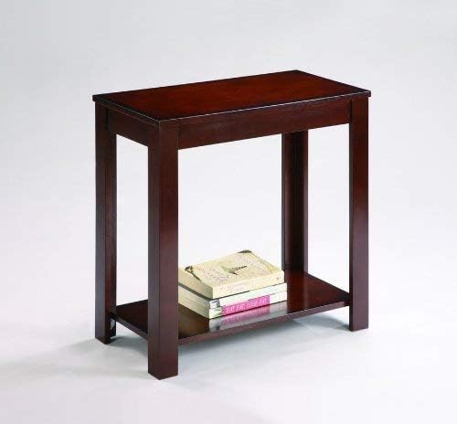 BOIS ART Pierce Chair Side Table, Espresso (24 by 12 by 24-Inch high)