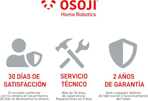 OSOJI Robot Aspiradora y Trapeador 3 en 1 - Aspirador Robótico - Dojo Duo 990 - Conexión WiFi, Filtro HEPA, Poderoso Sistema de Succión, Ultrasilenciosa