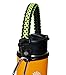 WaterFit Paracord Handle - Paracord Carrier Survival Strap Cord with Safety Ring and Carabiner Compatible with Hydro Flask Wide Mouth Water Bottles 12oz - 64 oz