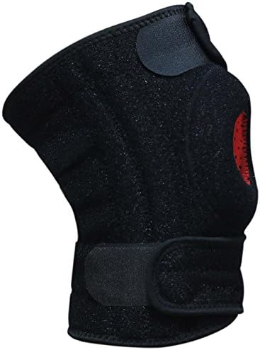 SYCOTEK Knee Brace Support for Stabilizing and Recovery, Breathable Neoprene Knee Support Fully Adjustable Anti-slip Open Patella Stabilizer Perfect for Perfect for Running, Jogging, Training, Soccer, etc., and Joint Pain Relief, Arthritis and Injury Recovery, Black Brace