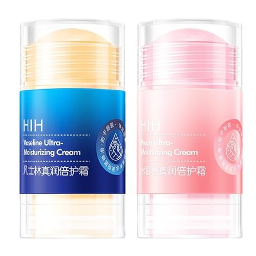 Mrettick Pink+Blue Crack Feet Prevention Stick, Anti Cracked Foot Cream For Dry Heels, Moisturizing Foot Balm Stick, Remove Dead Skin And Softening Dry Skin