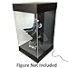 ELITE E-03 MATTE BLACK LED LIGHTED FIGURE STATUE DOLL DISPLAY CASE FOR 1/6 SCALE FIGURES AND MOST FIGURES UP TO 16