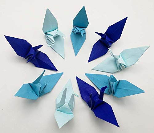 Amazoncom 500 Origami Crane Navy Tone 3 Inch Origami