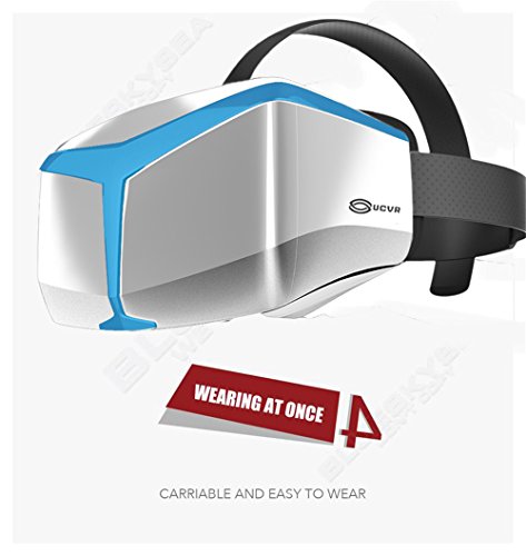 Chunnuan-UCVR-VIEW-Virtual-Reality-VR-3D-360-Degrees-Full-View-Immersive-Gaming-Experience-Glasses-Blue-For-5-To-57-Inch-Smarthone-Blue