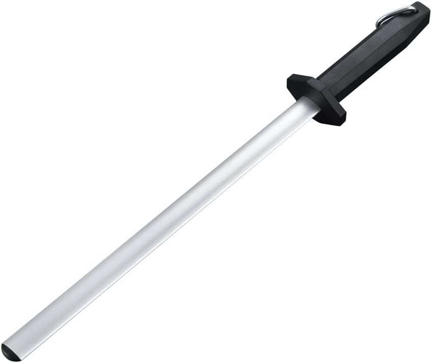 Diamond Knife Sharpening Steel Professional Oval Sharpener Rod Chef Sharperner and Household Knife Honing Steel