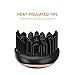 USpicy Hair Straightening Brush Anti Frizz, Adjustable Temperature Hair Straightener Brush Portable, Hair Brush Straightener Auto Shut Off