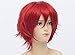 COSPLAZA Cosplay Wig Short Red Halloween Party Hair Boy Anime Synthetic Wigs