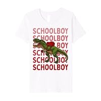 Kids First Grade T-Rex ”School Boy” Dino 1st Day Of School Cool Premium T-Shirt